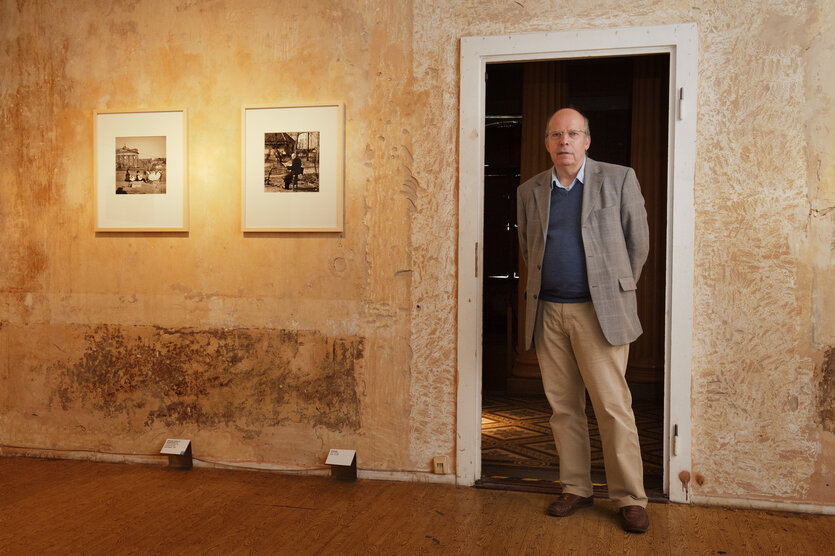 Klaus Eschen, 2011 in der Fotoaustellung seines Vater Fritz Eschen